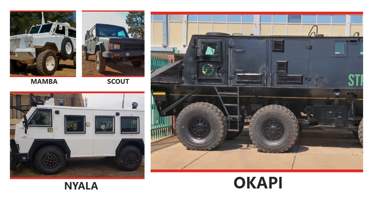 ARMOURED VEHICLES - RENTALS