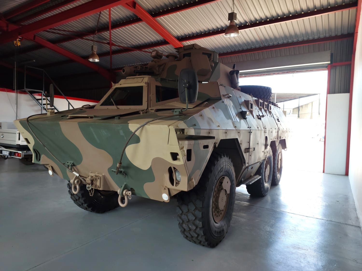 The Ratel SLEP arrived at our new Premises